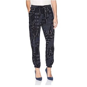 BCBGeneration Black and Blue print Jogger Pant